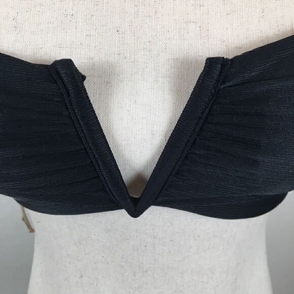 NWT Cape Juby super strappy black bikini top M - Picture 3 of 8